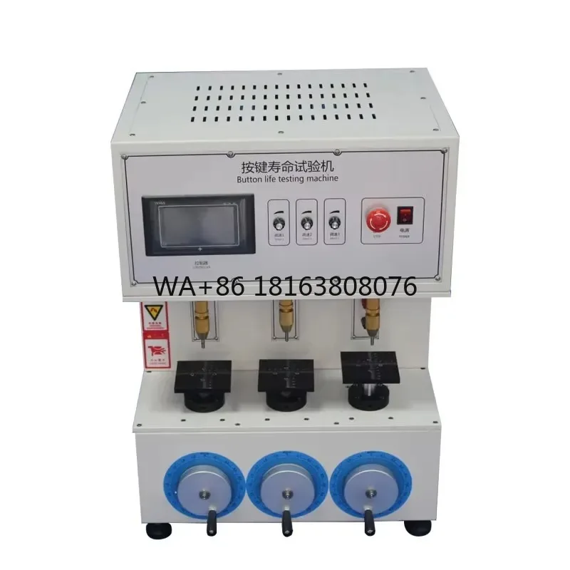 Three-station Programmer Controlled Button Life Testing Machine Switch Button Life Testing Machine