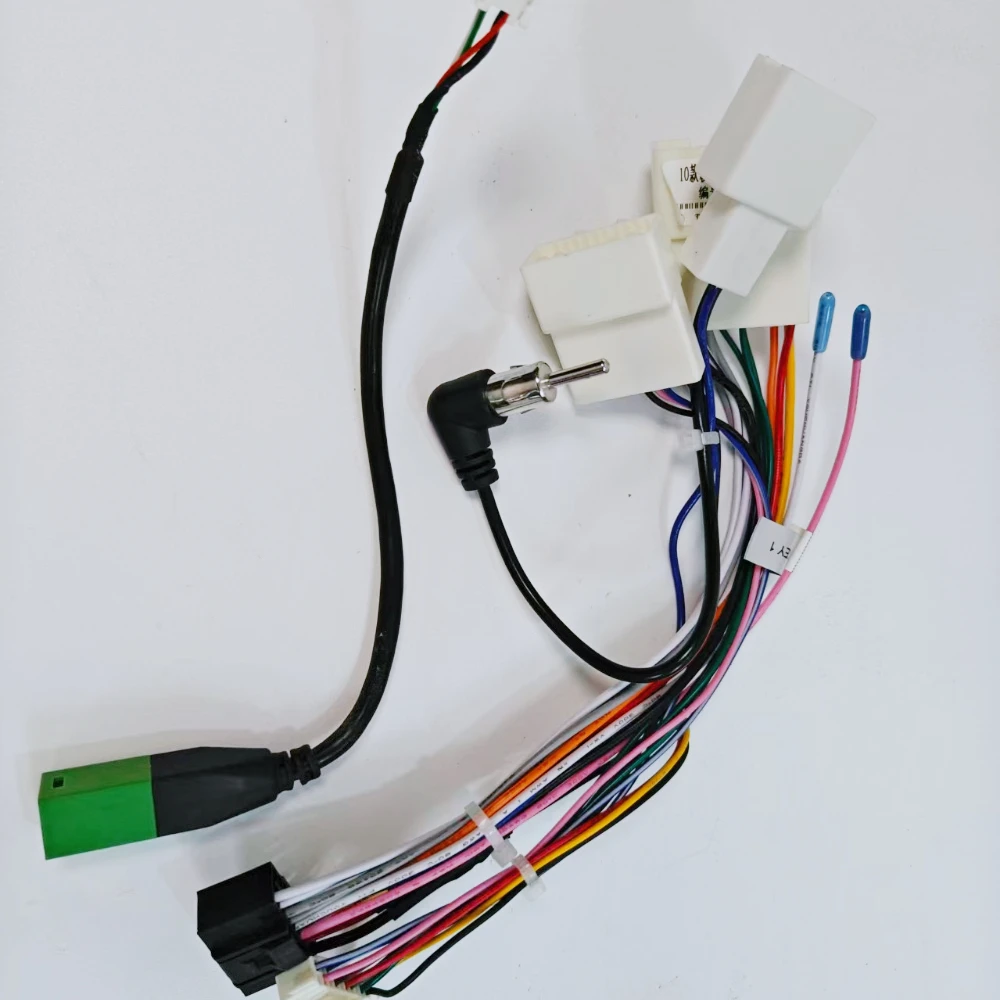 Car Radio Accessories Wire Wiring Harness Adapter Connector Plug Universal cable For Toyota Prado 2010-2013 Harness Power Cable