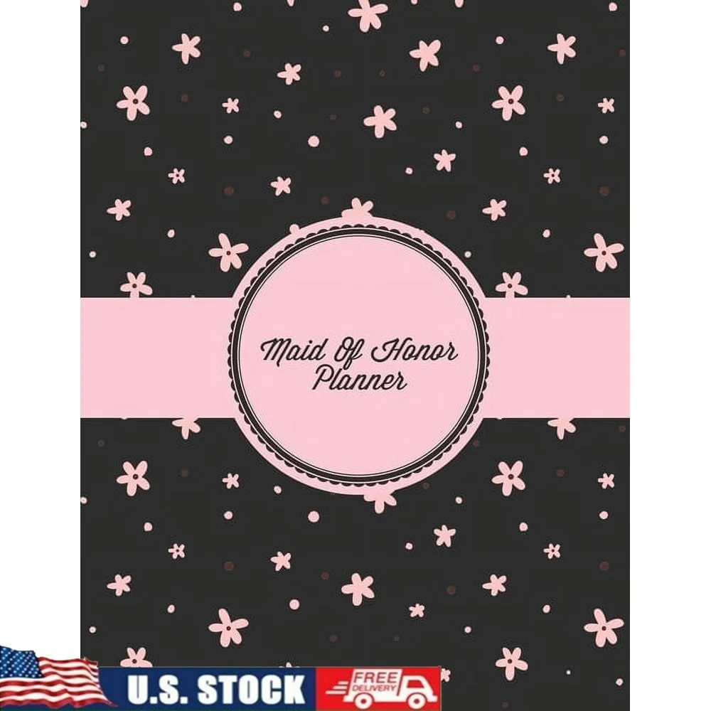 Maid Of Honor Planner Organizer Wedding Bridal Shower Bachelorette Party Vendor Contact Notes To Do List Journal Gift 110 Pages