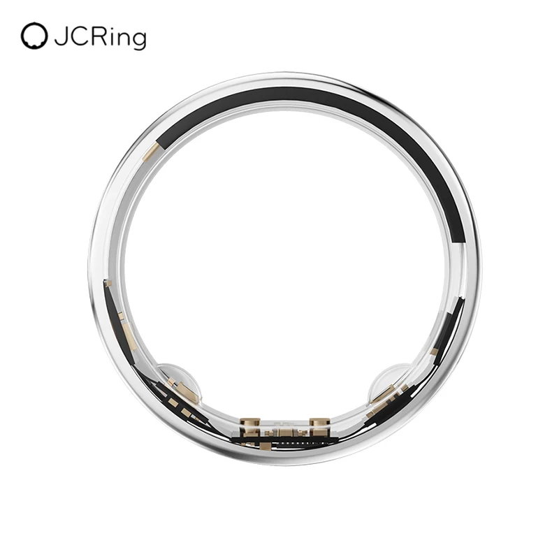 JCRing X6B Fashion Sports Fitness Tracker, Heart Rate Waterproof Smart Ring AI Health     ing Device with App