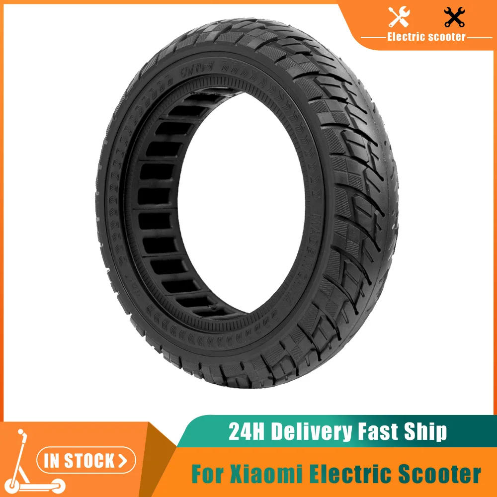 

60/70-7.0 Off-Road Solid Tire Tubeless Tyre for Xiaomi 4 Pro Electric Scooter 10 Inch Anti-explosion Honeycomb Tyres Parts
