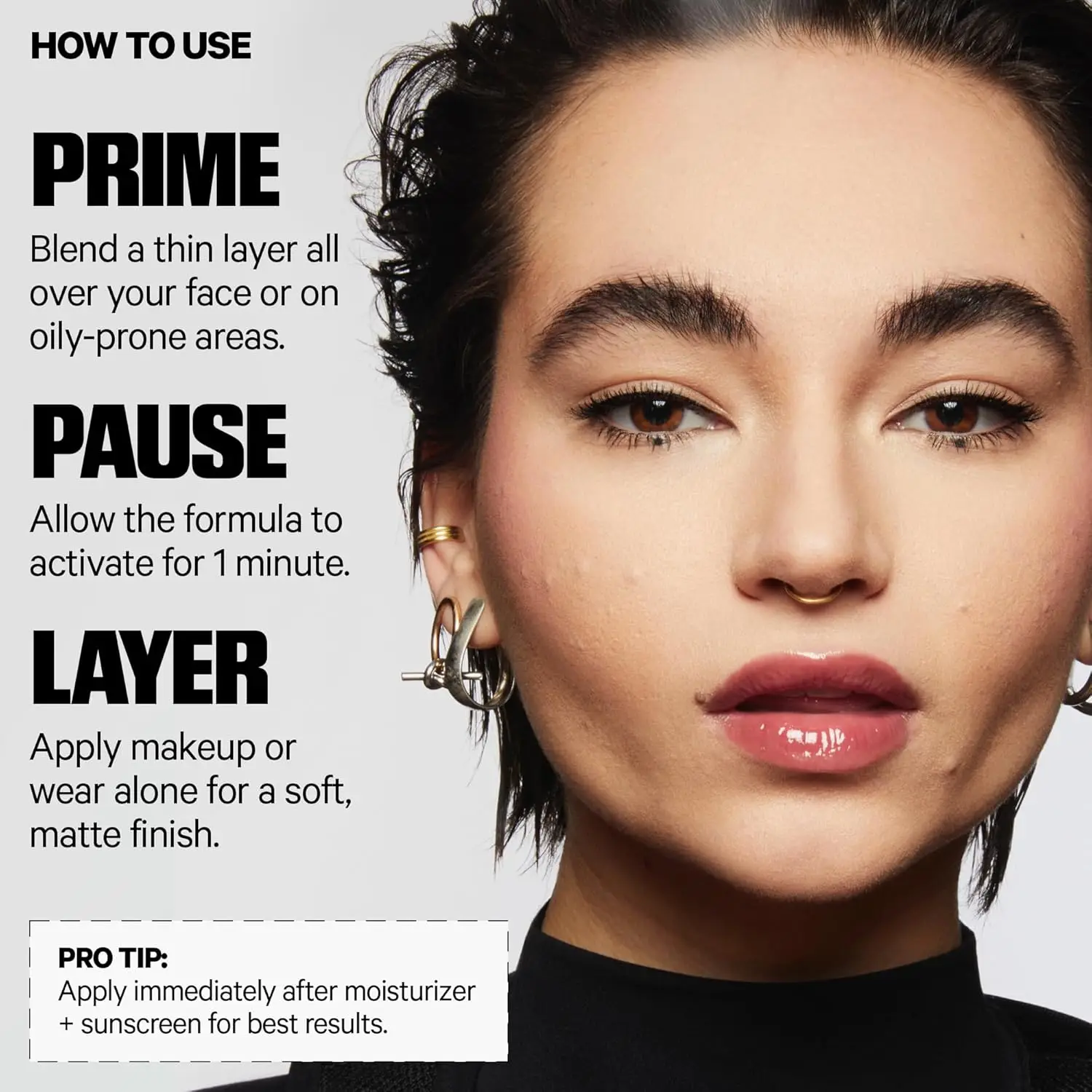 برايمر مسام ما قبل المكياج مسام غير مرئية حتى لون البشرة للتحكم في الزيوت وتنعيم البشرة وترطيب الوجه للمكياج الخلل #2