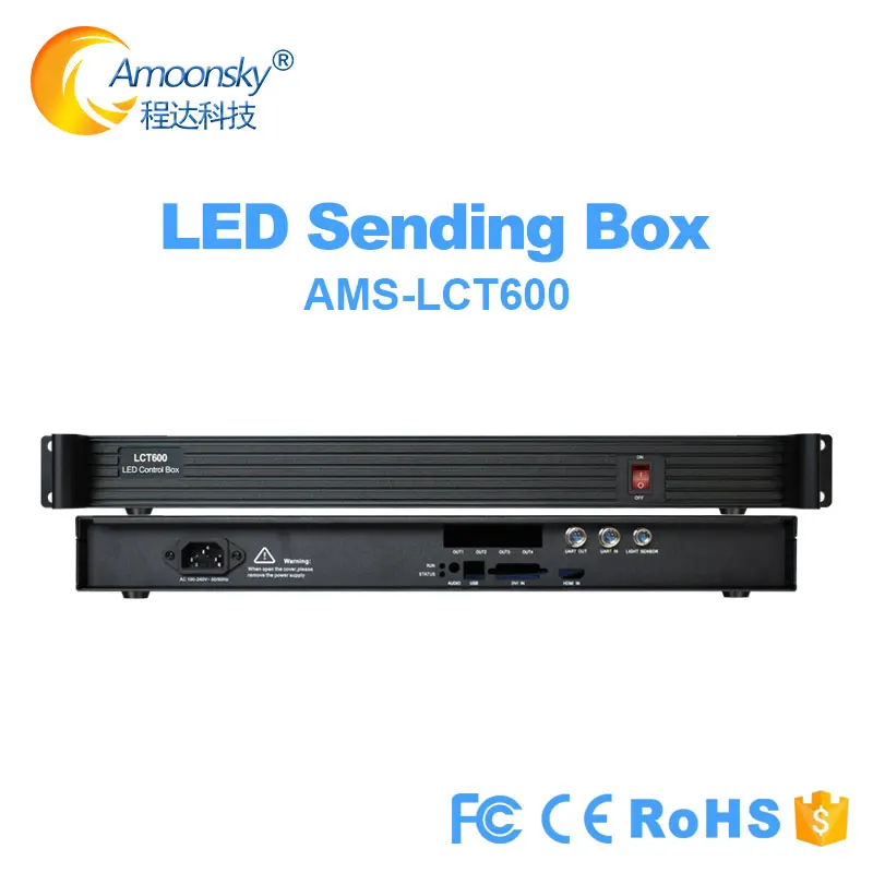 Led Sending Box Amoonsky LCT600 Support Nova MSD600 Sending Card Similar Nova External Sender Box MCTRL600