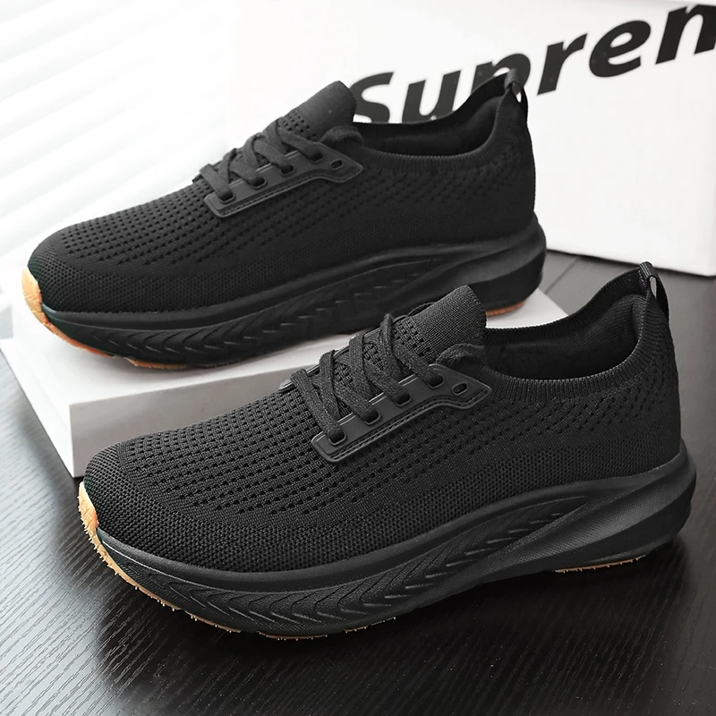 واسعة تو صندوق أحذية بيرفوت للرجال في الهواء الطلق أحذية مشي الانزلاق على حذاء كاجوال الرجال أحذية مشي رجل احذية الجري أحذية رياضية #3