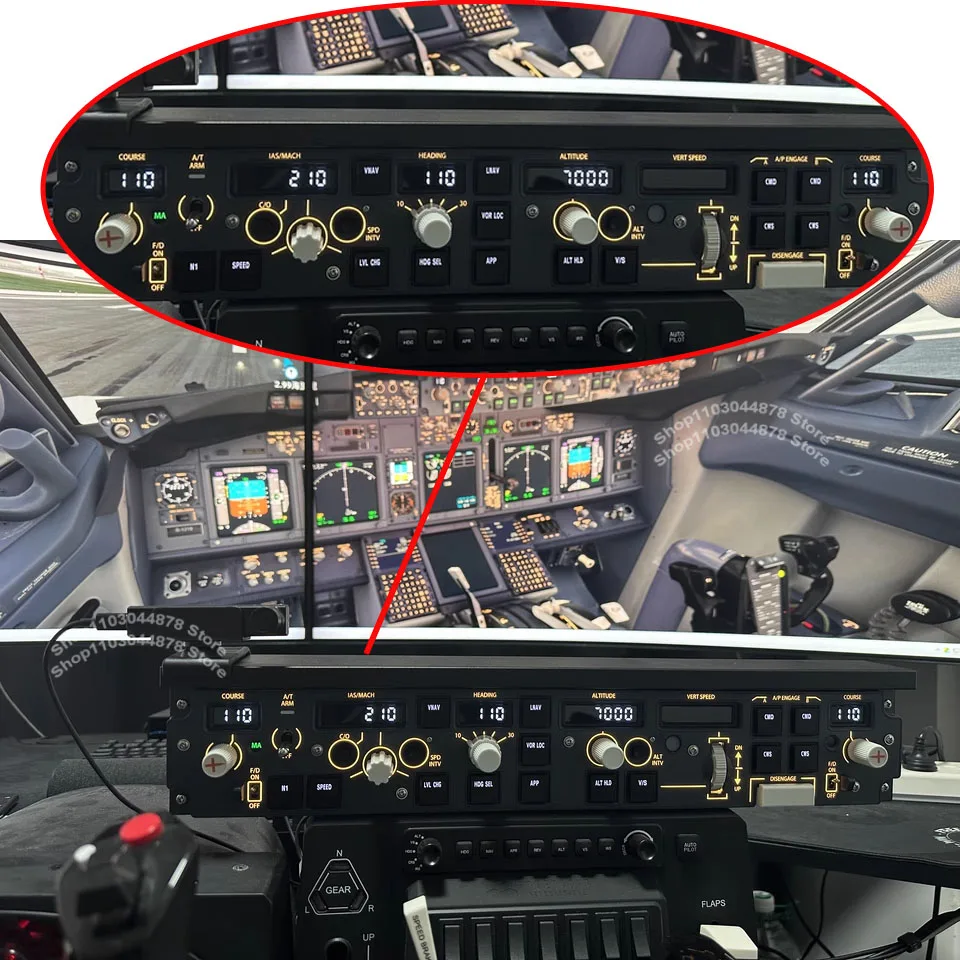 

WINWING Flight Simulation PAP3 Zibo PMDG iFly Моделирование полета Панель автопилота для X-Plane MSFS 2020