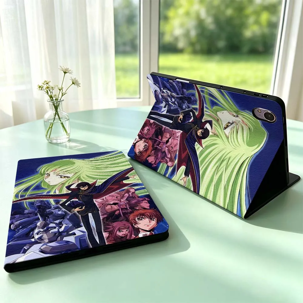 Anime CODE GEASS Pen Tray For Huawei MediaPad MatePad Honor Pro V6 9 V8 X9 X 10 13.3 12.3 11 11.5 Inch Tablet Case