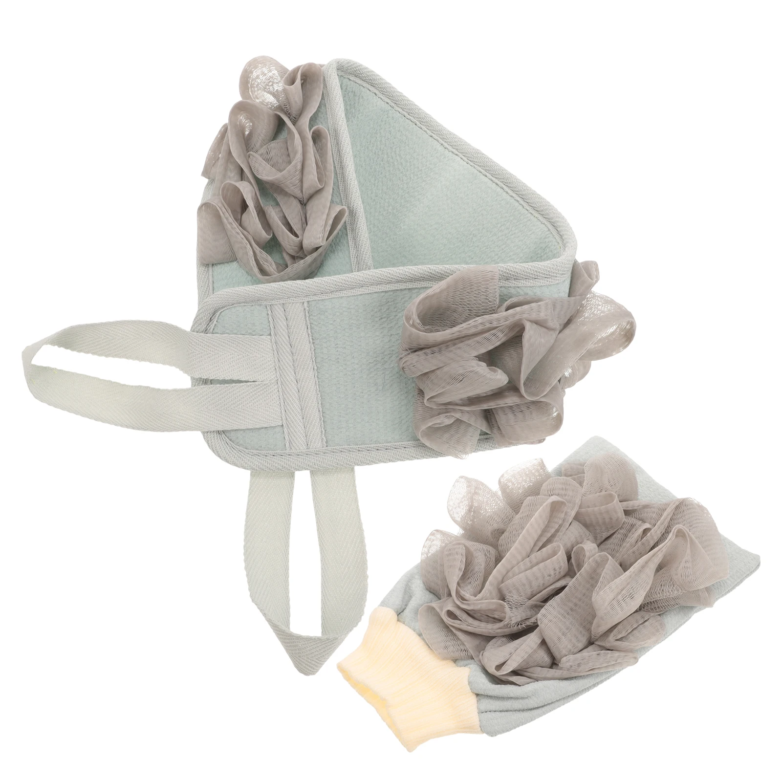 

2 pcs Back Scrubber Towel Rayon Gloves For Bath Body Scrubbing Back Exfoliating Tool Exfoliating Bathing Gloves