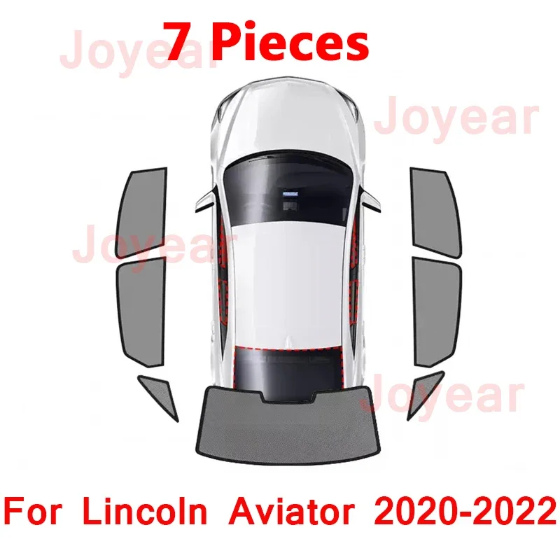 

Для Lincoln Aviator 2020-2022 автомобильные магнитные боковые окна солнцезащитные сетчатые затеняющие шторы автомобильные оконные шторы аксессуары для интерьера