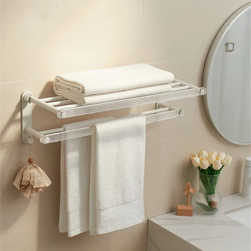 

Bathroom Accessories Acrylic Gold Space Aluminum Shelf Tissue Rack Hook Towel Rack/Bar Toilet Brush Holder Bath Hardware Series