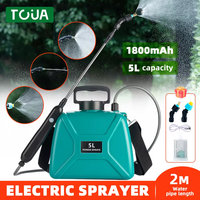 5L Electric Sprayer Garden Automatic Atomization USB Rechargeable Plant Sprayer Bottle with Shoulder Strap Garden Watering Tool