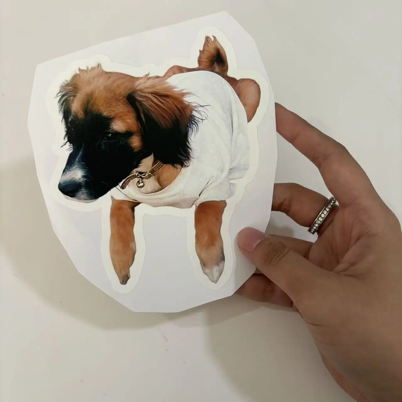 Custom Die Cut Stickers 100pcs, Waterproof Personalized Text Stickers, Custom Logo Labels for Wedding & Holiday Gift Packaging view 6