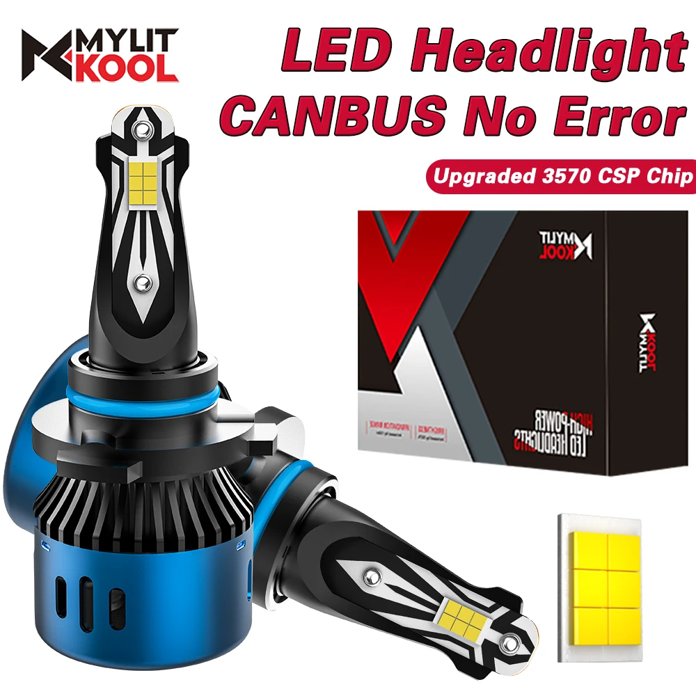 

9005 9006 LED Headlight Canbus Car Light 1:1 Size 1000000lm 900w Turbo Automobile Light Bulb H1 9005 HB3 9006 HB4 Fog Lamp 6000K