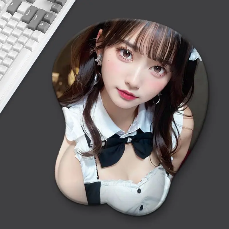 Custom 3D Stereo Beauty/Animal Silicone Wrist Pad - Ergonomic Keyboard Mouse Rest Cushion for Home Office