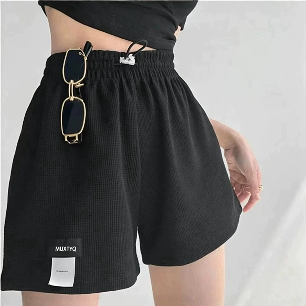 Home Casual Pants Leg Pants Women's Summer Thin, High Waist, Straight Tube, Loose Casual pajamas Pants, 5-point Cheap Pants