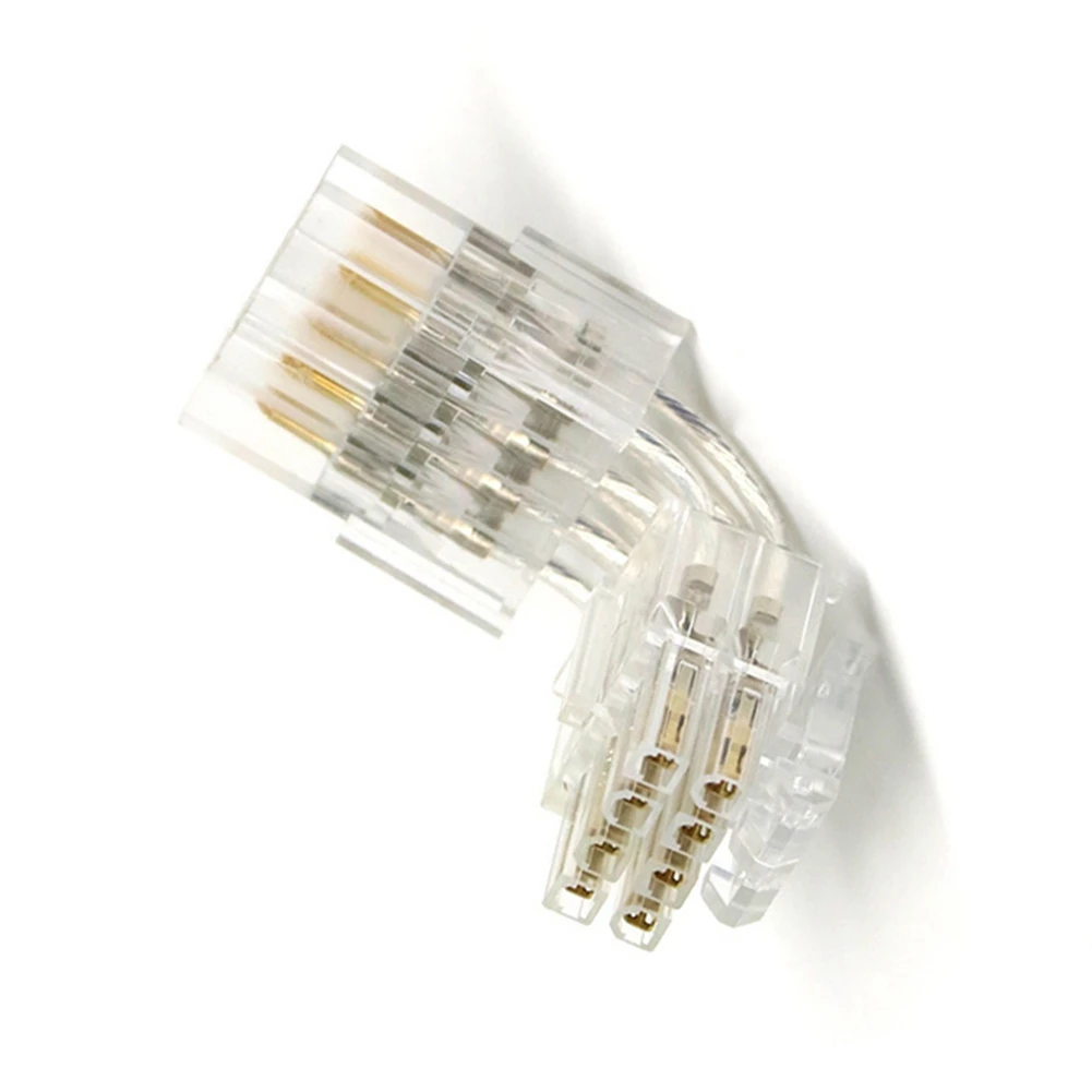 N18R 8Pin หญิงชาย 90 องศาอะแดปเตอร์ (4 + 4) พินอะแดปเตอร์สําหรับ CPU Power Adapter ขวาตัวเชื่อมต่ออะแดปเตอร์จ่ายไฟ