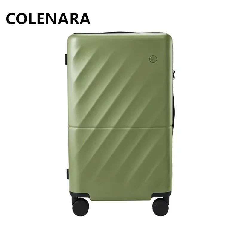 COLENARA Large Capacity Suitcase ABS+PC Boarding Box Men's Trolley Case 20