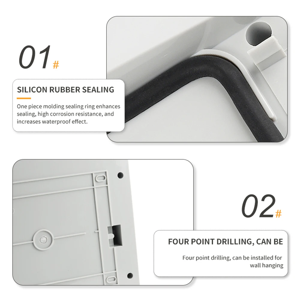 1000V DC 2 In 1 Out PV Combiner Box Surge Lightning Protection IP65 Photovoltaic Isolation Switch Fuse SPD Waterproof Dustproof