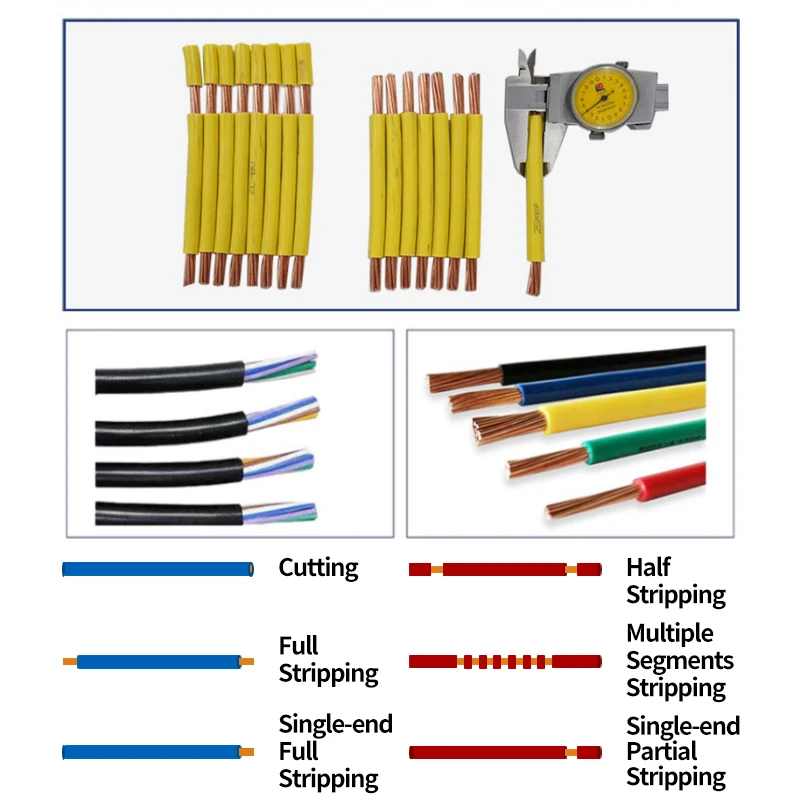 Automatic Wire Stripping Machine JH-608-MAX2-ST95 Computer Type Stripping Tool for Electronics Repair And Manufacturing