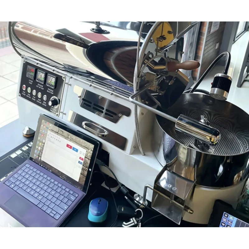 Newest Touch Screen 1Kg 2Kg 3Kg 5Kg Small Roaster Hine Commercial Coffee Roasting