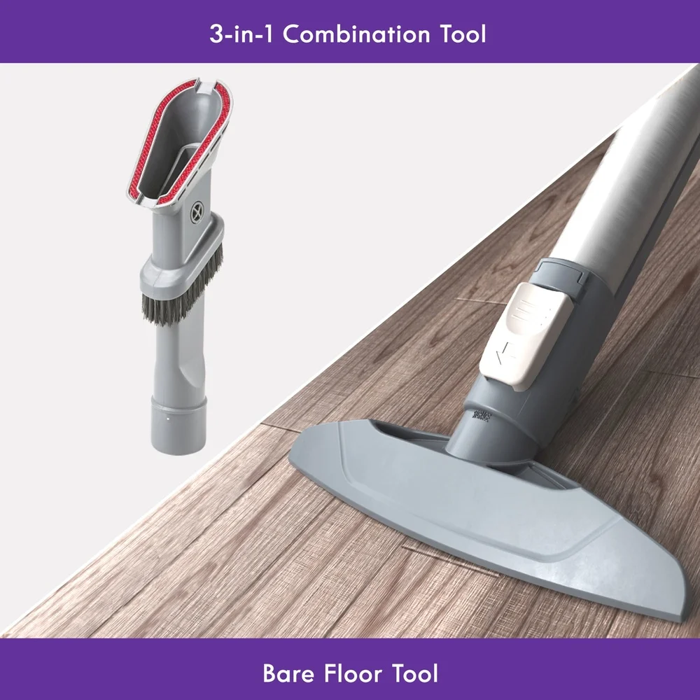 Powerful HEPA Filtration Bagged Canister Vacuum Cleaner with AllergenSeal System Adjustable Height Automatic Cord Rewind Pet