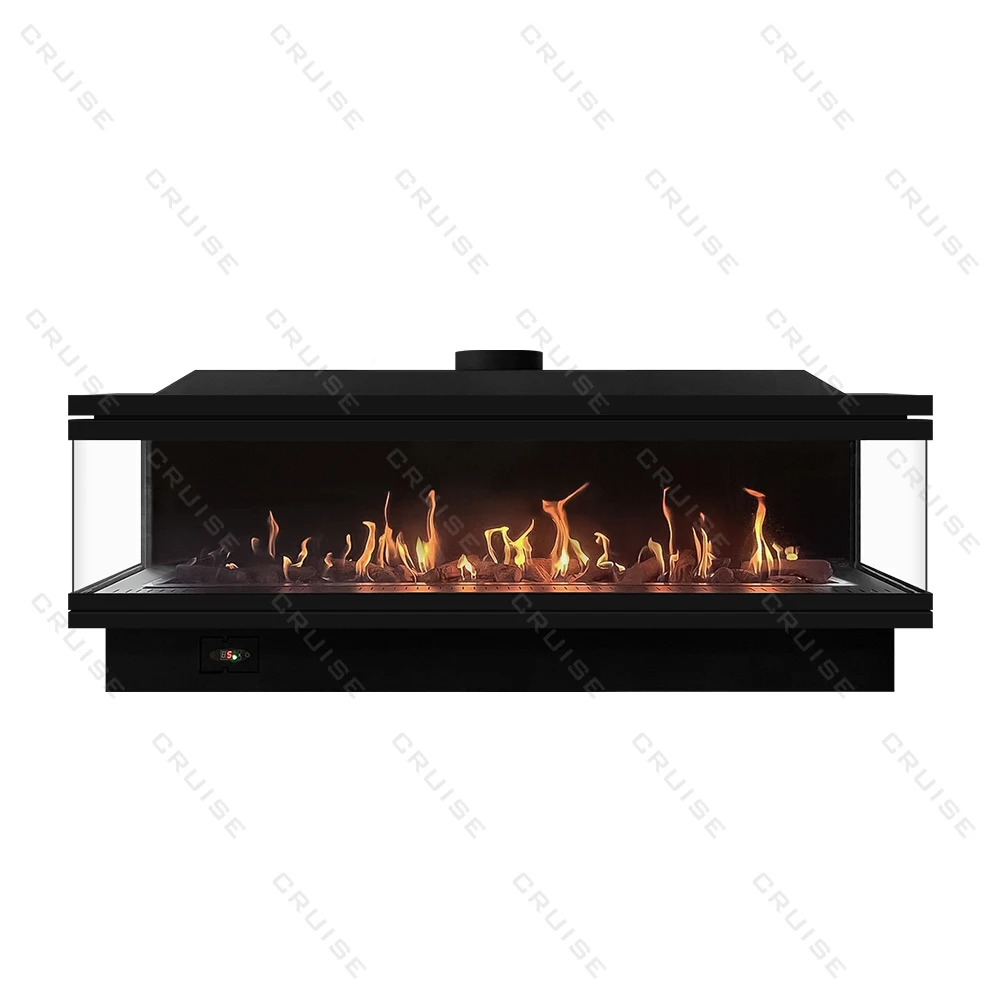 CRUISE Efficient Combustion 3-Sided TV    Fireplace Built-in Electric for Natural   /Liquefied    Fuel Sizes