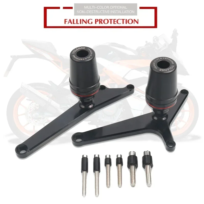 For KTM RC390 RC 390 2016-2021 2017 2018 2019 2020 Motorcycle Falling Protection Frame Slider Fairing Guard Crash Protector