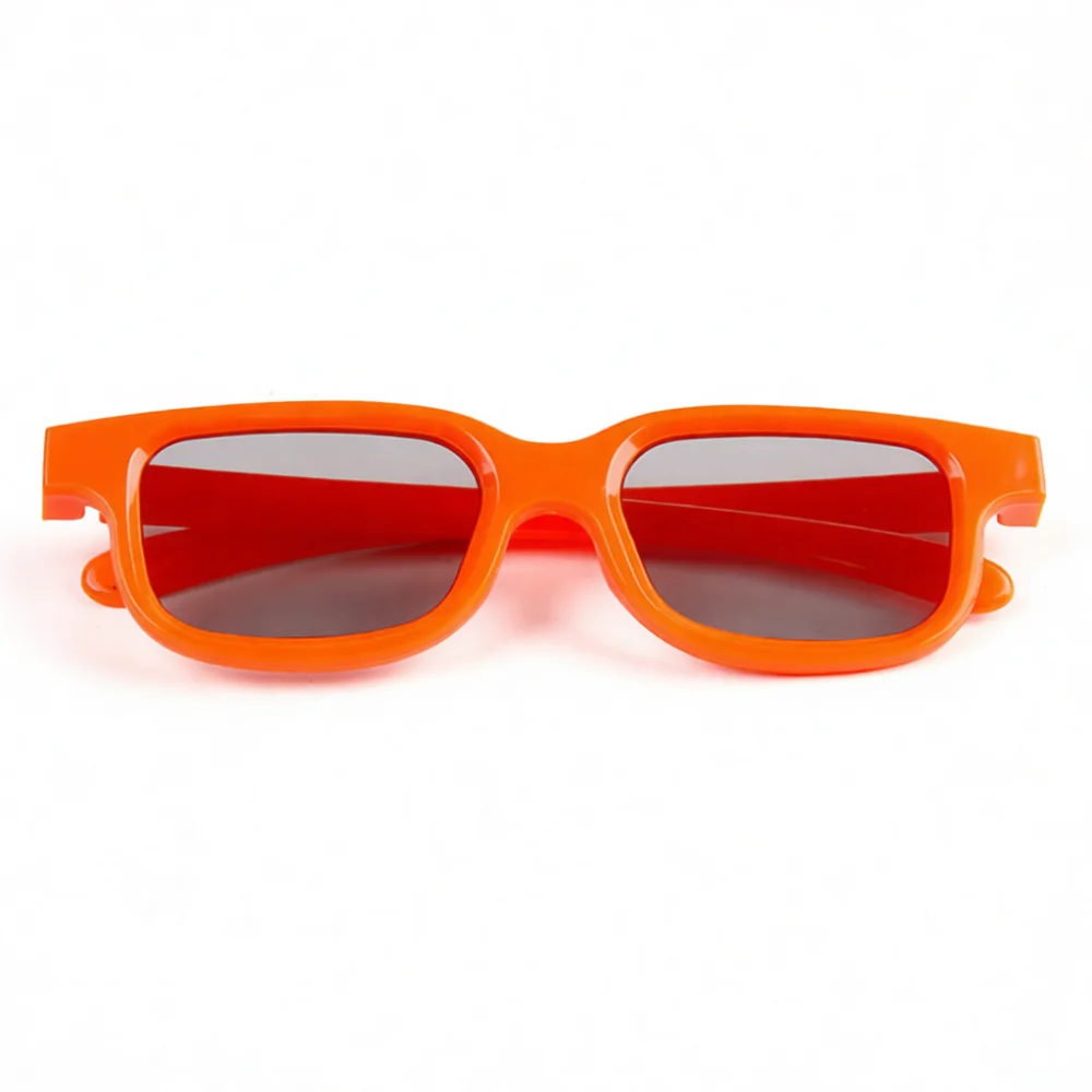 Universal Passive Polarized 3D Clip On Lens For Cinema Movies Lightweight Portable Fits Over Most Prescription Glasses