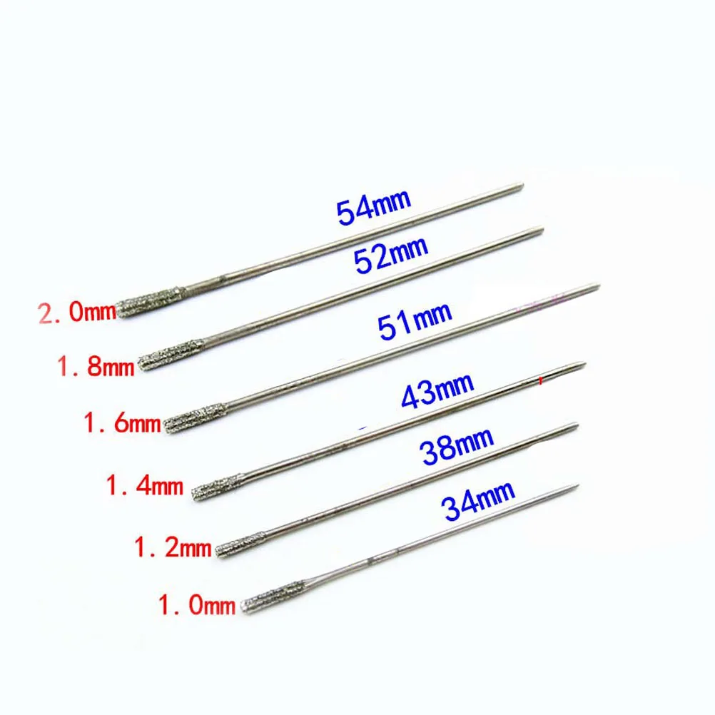 

10 Pcs Punching Needle Drill Agate Bit Diamond Bits Jade Drilling Tools Ceramic