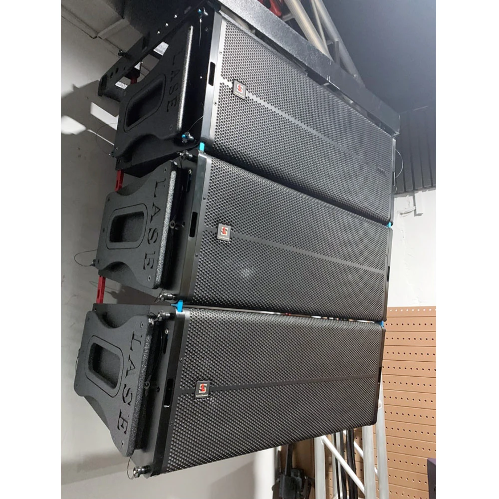 Professional 200W Audio Line Array Speaker 2*12inch Indoor/Outdoor Lase Sound Active/Passive Wooden Type with 2-Way Design