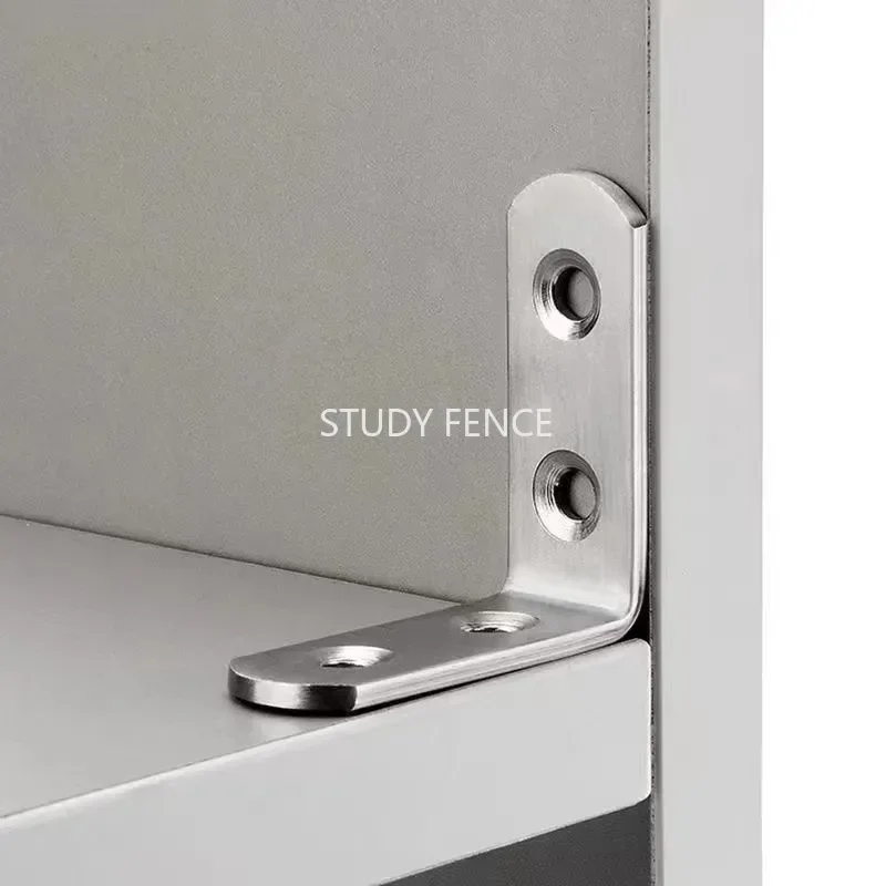 10/20/30PCS Metal Corner Brace, 90 Degree Iron Angle Code, Furniture Fixed Corner Code, Hardware Accessories, with Screws