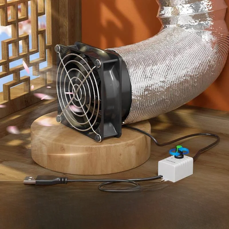 

Вентилятор Varle Speed USB для кухни и ванной, 8 см, портативный воздухоотводчик, бытовой канальный вентилятор с мощным всасыванием