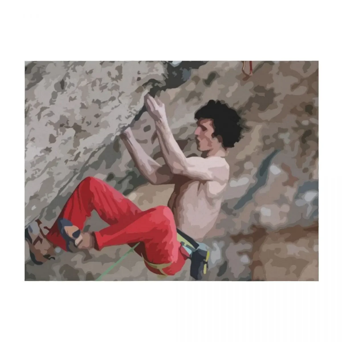 

Adam Ondra Sending Painting Throw Blanket for babies Bed Fashionable Plush Decorative Beds Blankets