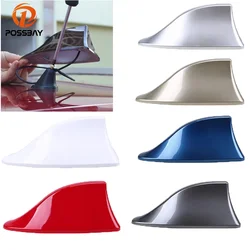 POSSBAY Gray/Blue/Gold/Silver/Black/Red/ White Car Antenna Shark Fin Antennas Auto Radio Aerials for Alfa Remeo Renault Kia