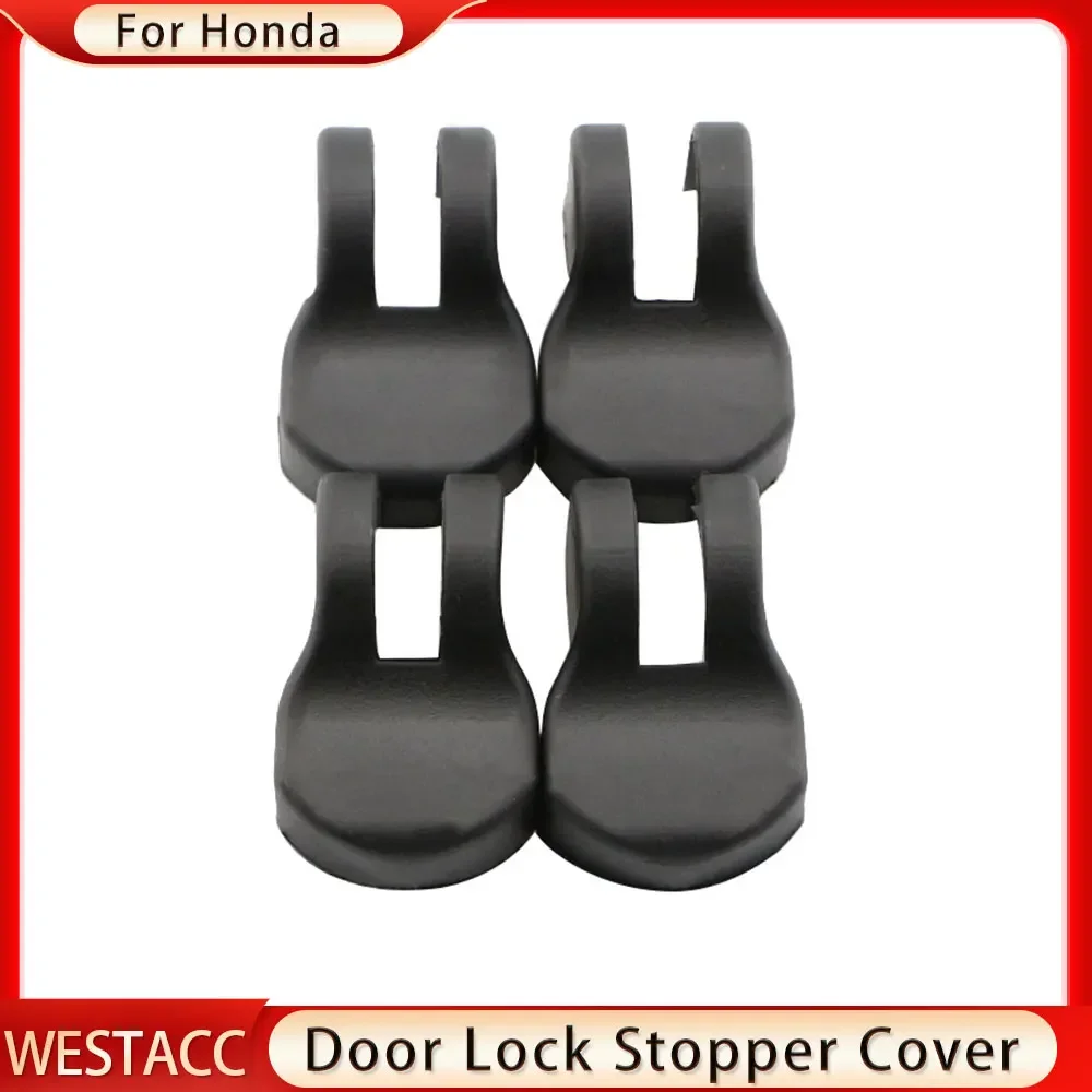 4Pcs ABS Car Door Lock Covers Doors Stopper Cover for Honda Jade CRV Civic HR-V Vezel HRV Jazz Accord City Odyssey Crosstour