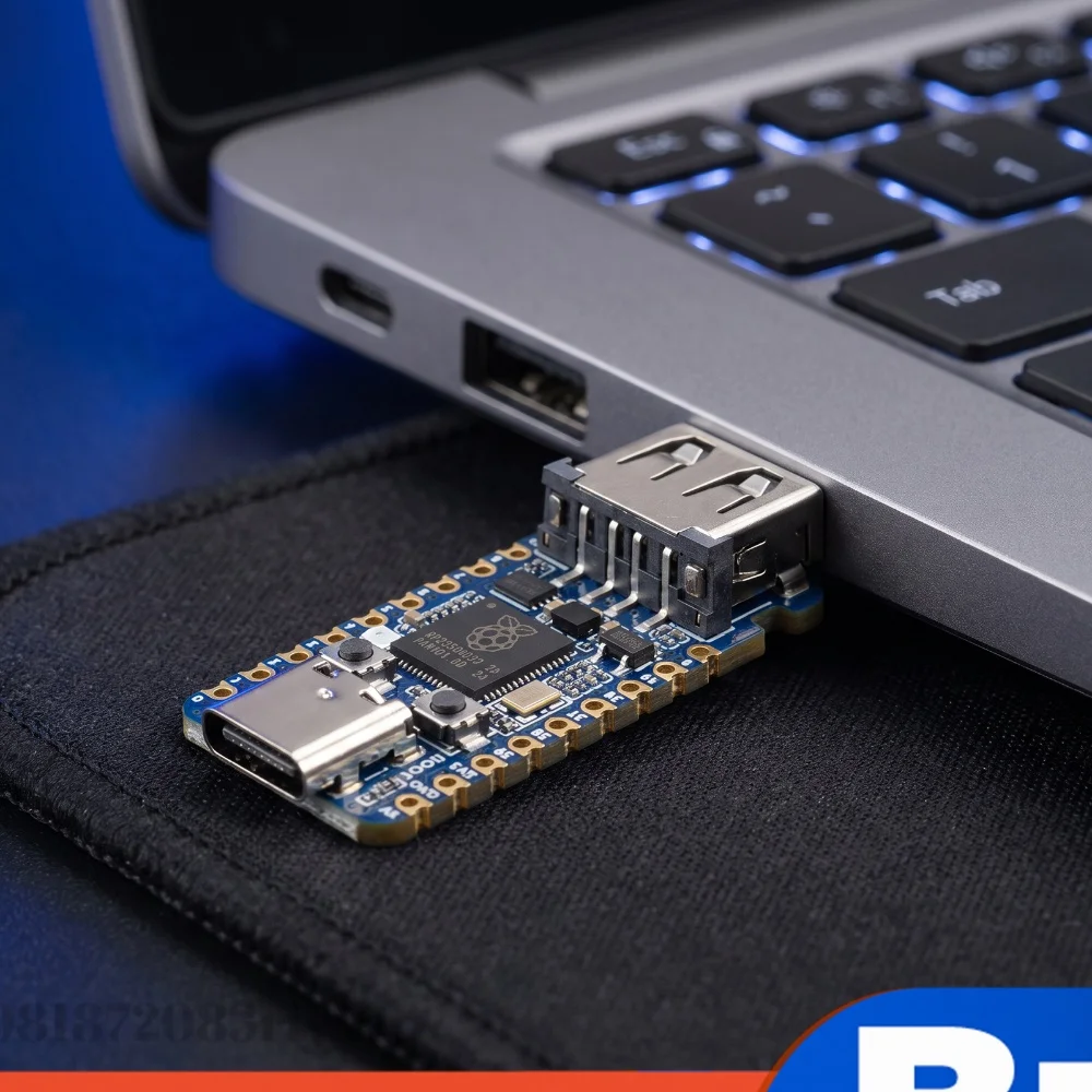 RP2350-USB-A Mini Development Board Dual Core Dual Architecture 150MHz Operating Frequency Type-C Interface 15 GPIO Pins for DIY