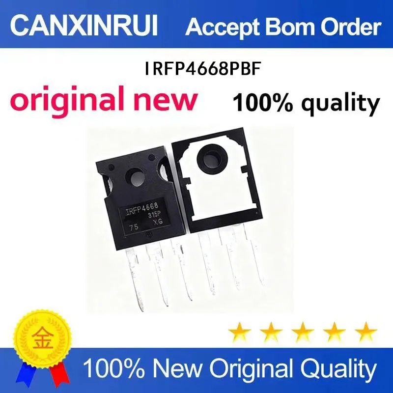 (5-100pieces)Brand New Original IRFP4668PBF IRFP4668 Field-Effect Transistor TO-247 130A 200V