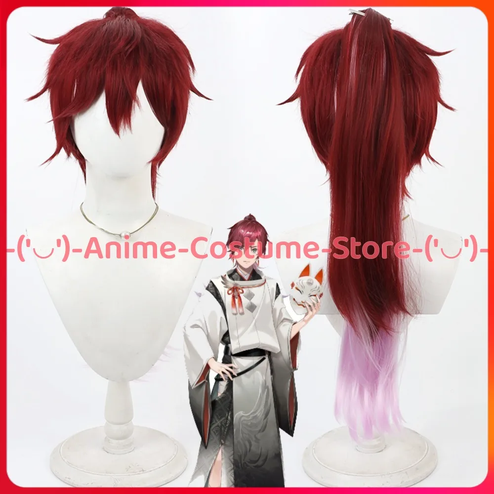 

NIJISANJI VTuber Lauren Iroas Cosplay Wig Ponytail Anime Game Character Halloween Carnival Party Costume Wigs Synthetic Hair