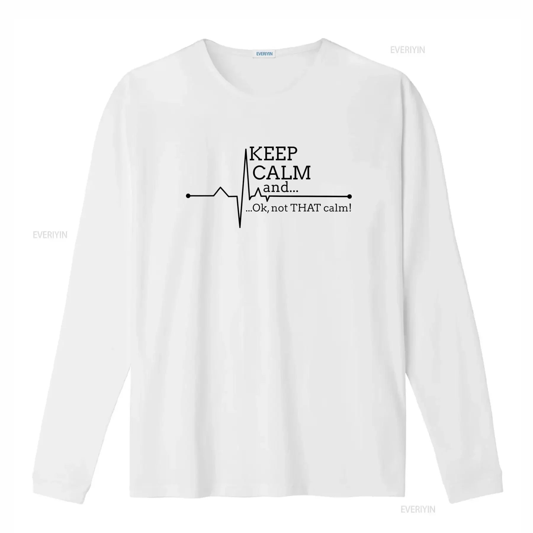 Keep Calm And Ok Not That Funny T Shirt For  vintage Washed fashion Soft Versatile designer clothes homme Breathable graphic