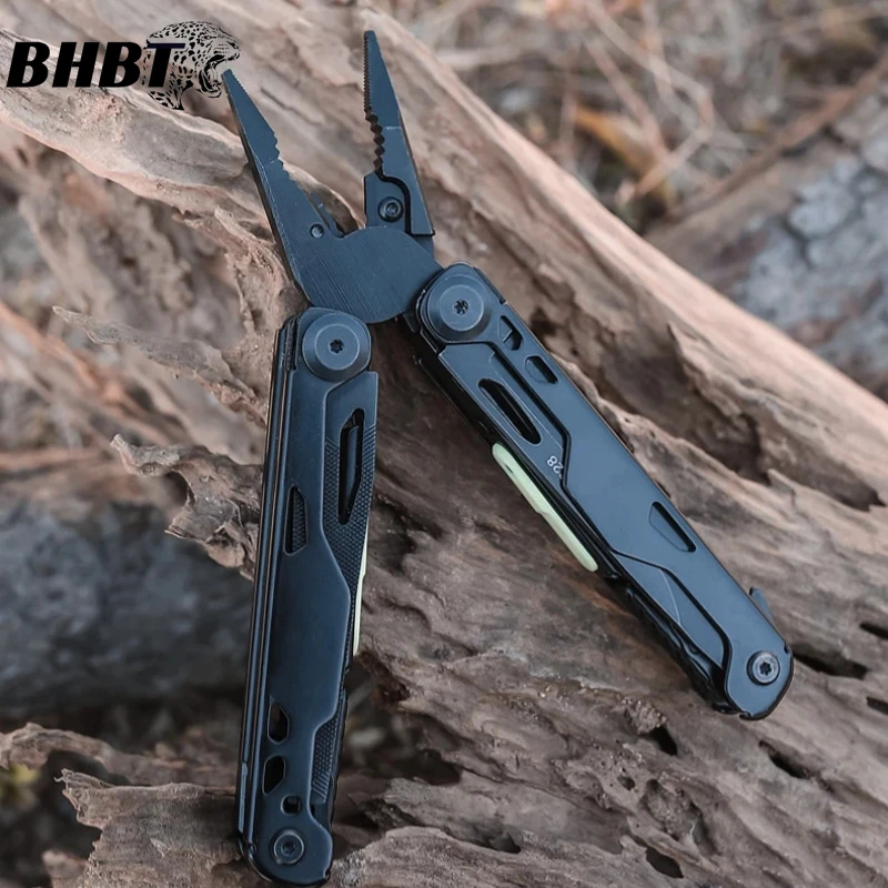 BHBT Multifunctional Folding Knife Pliers Screwdrivers Multi Tools EDC Multitools Outdoor Camping Survival Tools With Clip