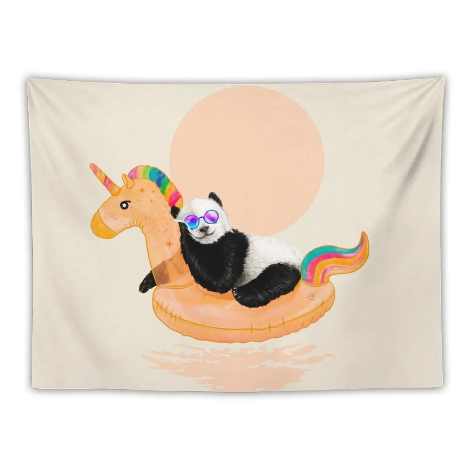 

Chillin Unicorn Panda Tapestry Decor For Room Bedrooms Decorations Decoration Room Tapestry