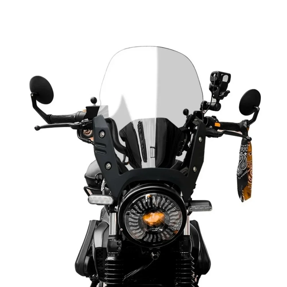 Perfect For Haojue TR300 travel version front windshield motorcycle front windshield original car buckle installation