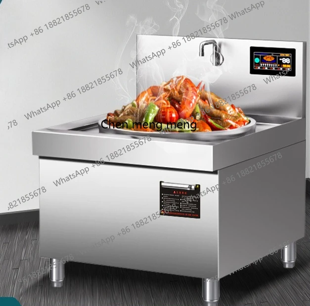 

Concave stove High power commercial electric frying Electromagnetic stove 12 kW catering kitchen equipment Large pot stove
