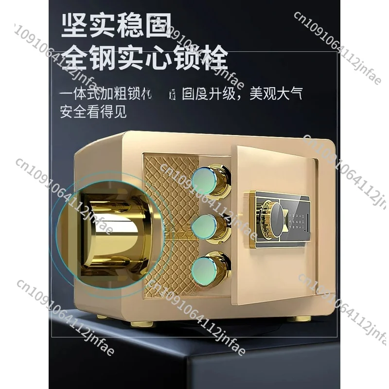 

2024 New Safe Home small fingerprint password anti theft hidden commercial wardrobe wall in bedside table office