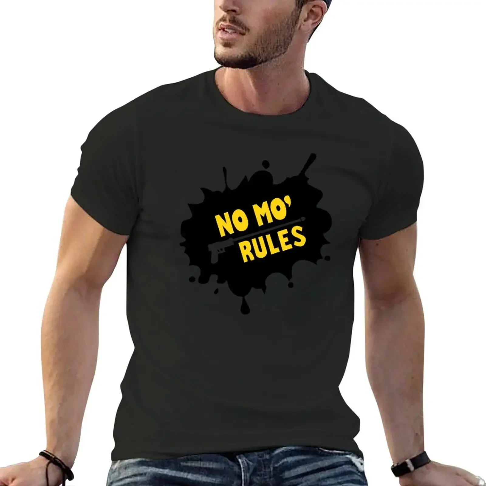 Persona 5 - No Mo Rules - Ryuji Sakamoto T-Shirt vintage t shirts summer top tshirts for men