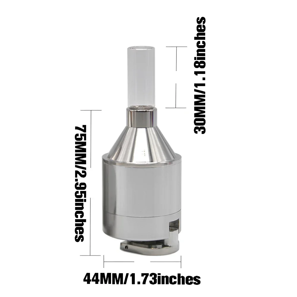 Spice Powder Grinder 44mm 56mm Hand Crank Herb Mill Funnel Food Grinders Container Kitchen Tools