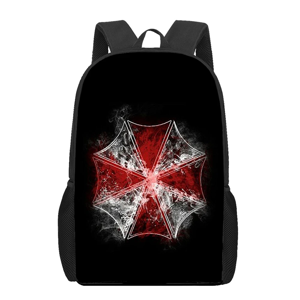 Umbrella Corporation Men Backpack Kids Boys Backpacks School Bags for Teenage Daily Bagpack Book Bag Packs Bookbag