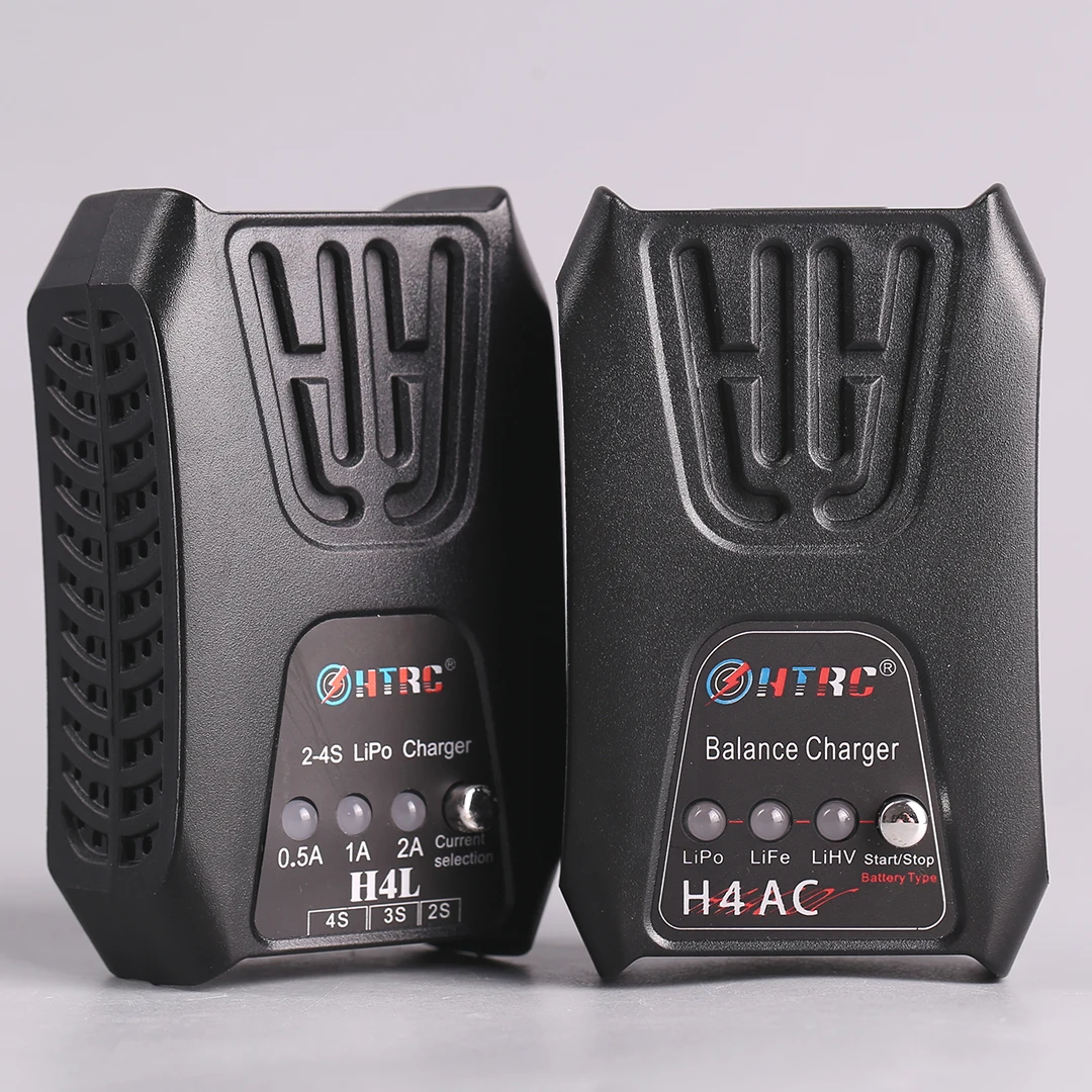 HTRC H4L Intelligent Balanced Charger Multifunctional Easy-to-Use Charging Solution for 2-4S Lithium Battery Model Aircraft