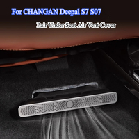 For CHANGAN Deepal S7 S07 Pair Car Under Seat Air Vent Cover Protector Trims Dustproof Interior Air Outlet Stainless Steel Decor