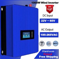 1000W Wind Grid Tie Inverter DC Input 22-65V AC Input 185-265V