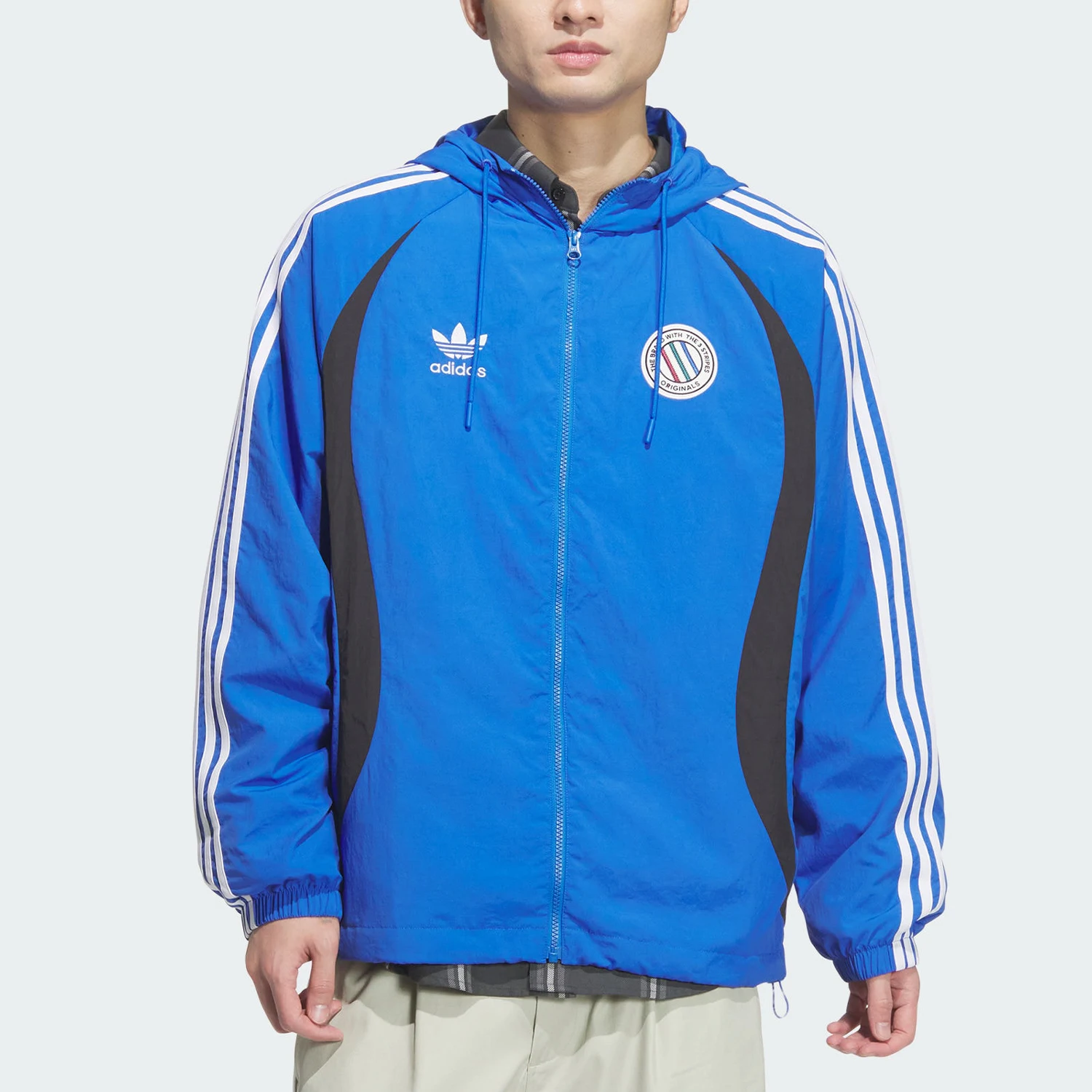 

Adidas Originals Men's Hooded Casual Outdoor Loose Jacket JL8360